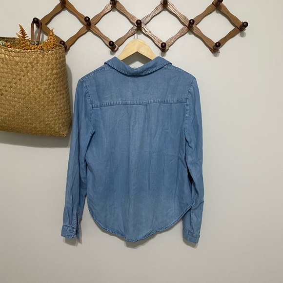Cloth & Stone Shirred Button-down Shirt - Picture 5 of 7